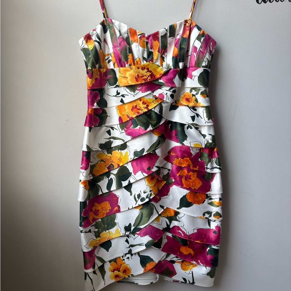Floral Print Sleeveless Dress